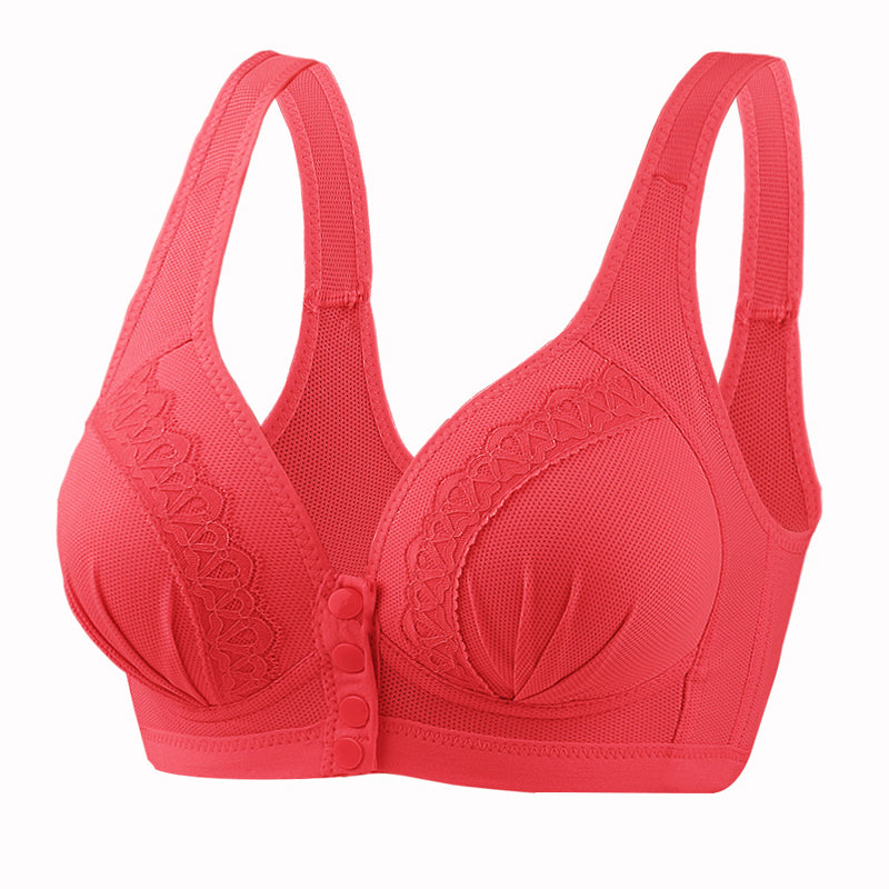 Brehn | Front Button Breathable Skin-Friendly Bra