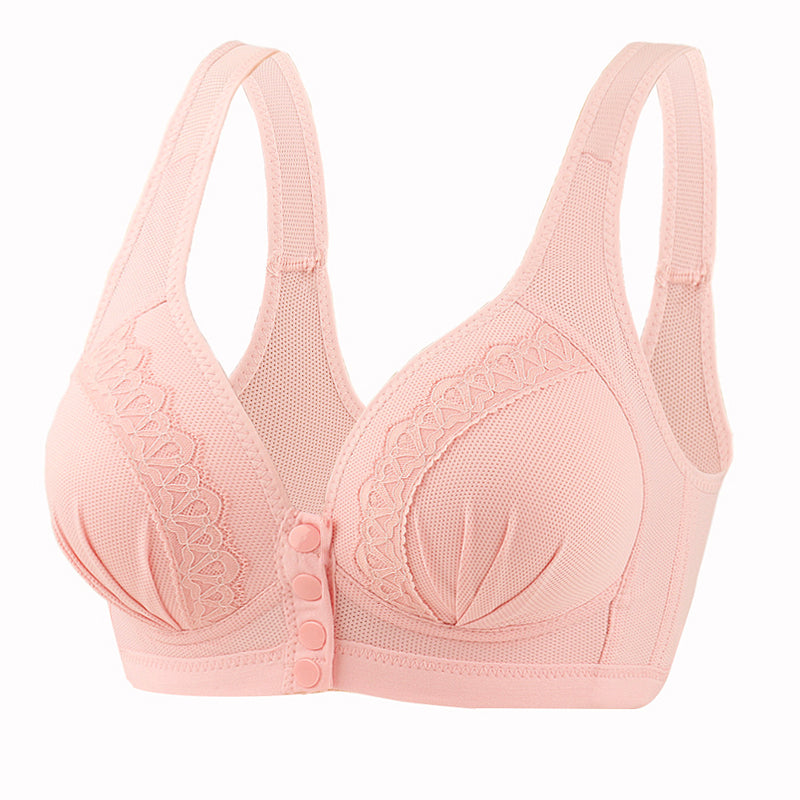 Brehn | Front Button Breathable Skin-Friendly Bra