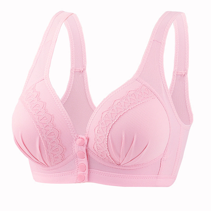 Brehn | Front Button Breathable Skin-Friendly Bra