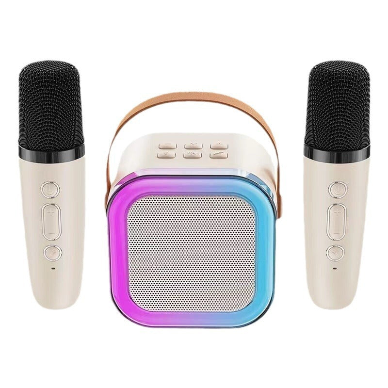 Brehn | Mini-Karaoke-Maschine für Kinder mit drahtlosen Mikrofonen