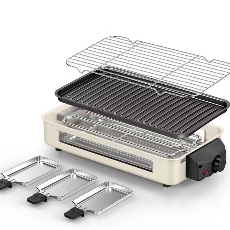 Brehn | Indoor rauchfreier Grill, Antihaft-Kochplatte abnehmbar