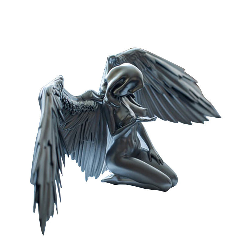 Brehn | Art Angel Weiblich Frau Flügel Knien Umhang Hut