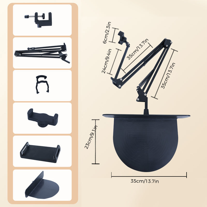 Brehn | Ausziehbarer, versteckter Telefon-/Tablethalter am Bett