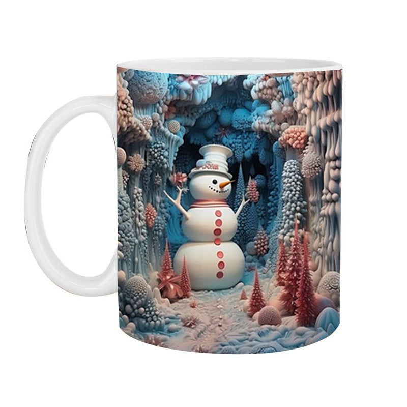 Brehn | 3D Weihnachts-Schneemann Becher