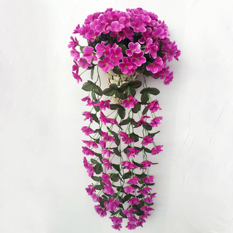 Violetter Blumenampel der Simulation | Brehn