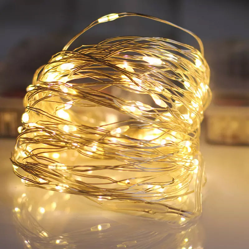 Dekorative USB-Kupferdraht-Lichterketten | Brehn