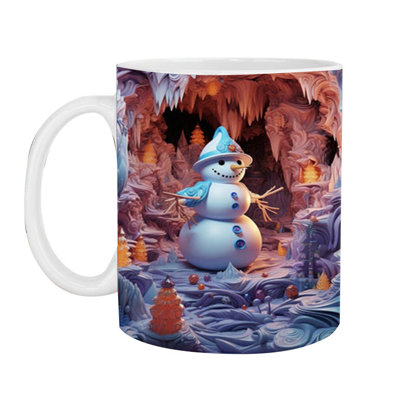 Brehn | 3D Weihnachts-Schneemann Becher