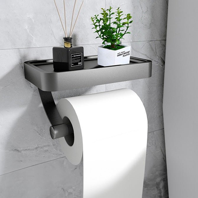 RVS-Regal | Bohrfreier Toilettenpapierhalter mit Ablagefach aus Edelstahl
