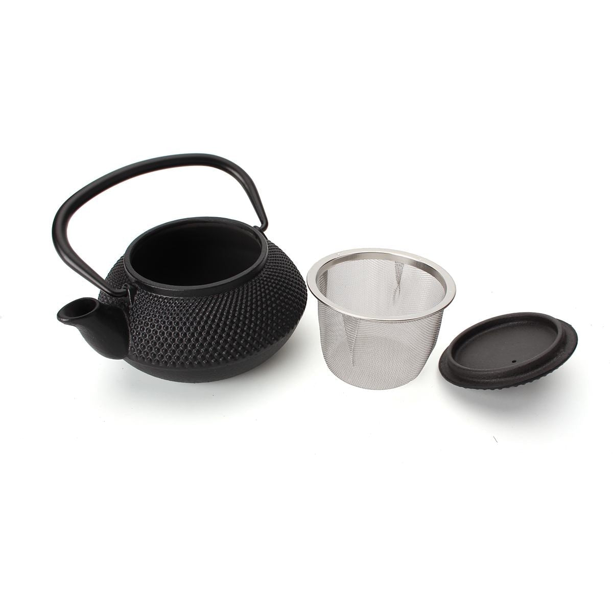 Klein 2oz Gusseisen Teekanne Teekanne Kessel mit Sieb Blumen Teekessel | Brehn