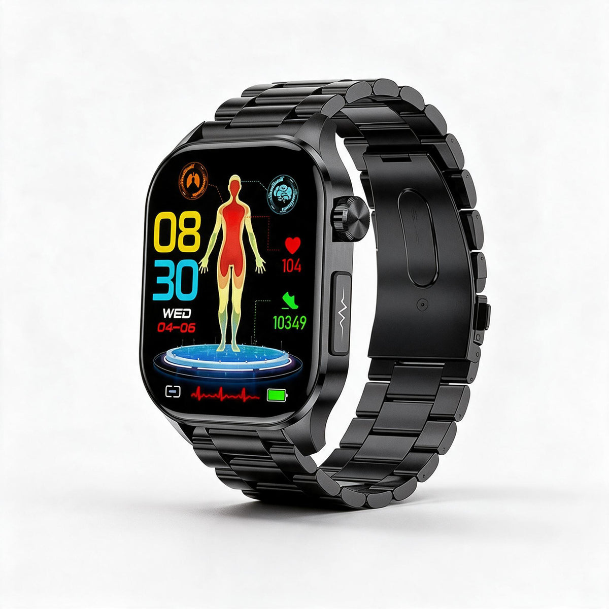 Smartwatch für Senioren zur Blutdruck- und Blutzuckerkontrolle