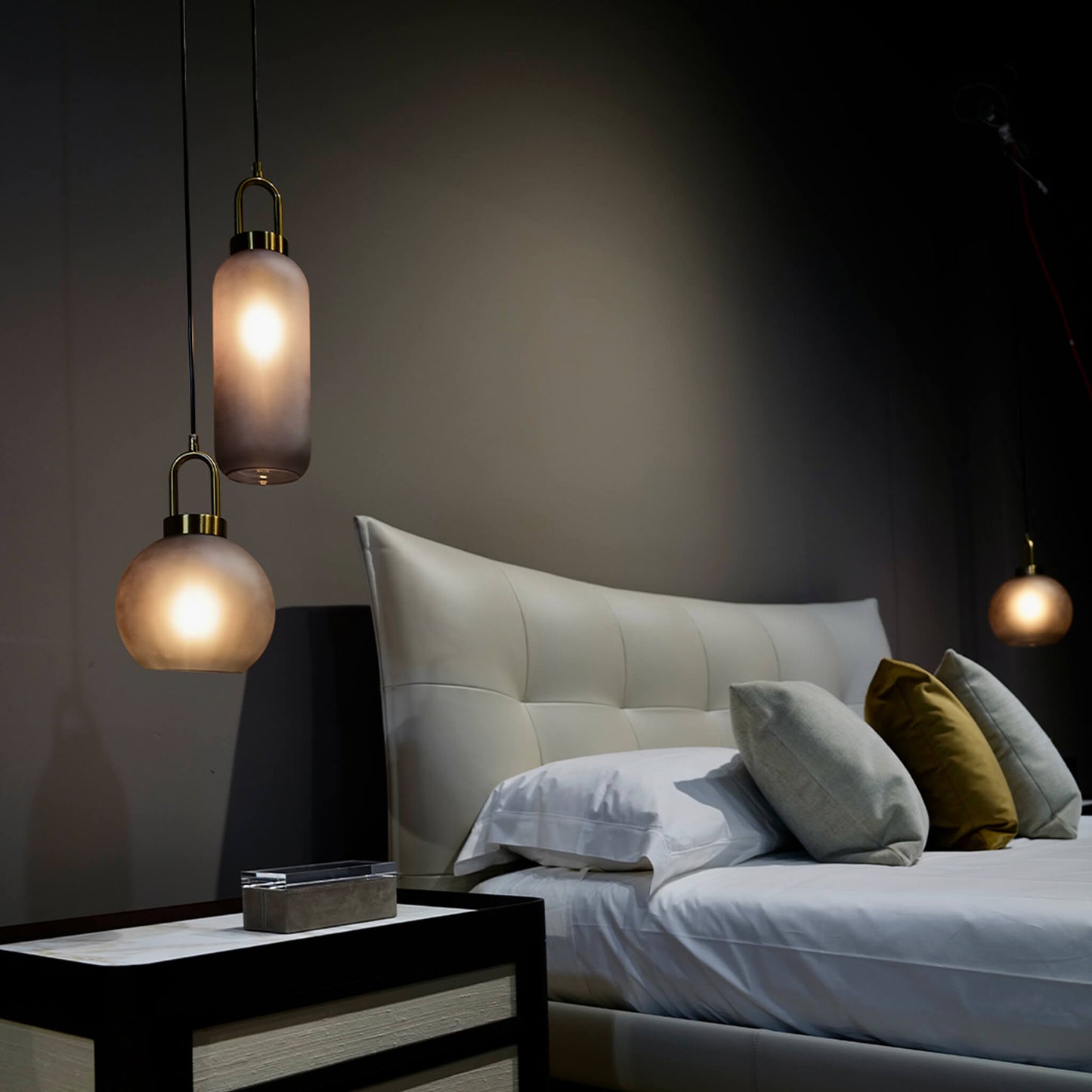 Rauchglas Pendelleuchte – Industrie-Deckenlampe für Küche, Esszimmer & Wohnzimmer | Brehn