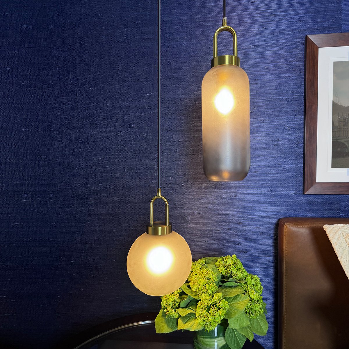 Rauchglas Pendelleuchte – Industrie-Deckenlampe für Küche, Esszimmer & Wohnzimmer | Brehn