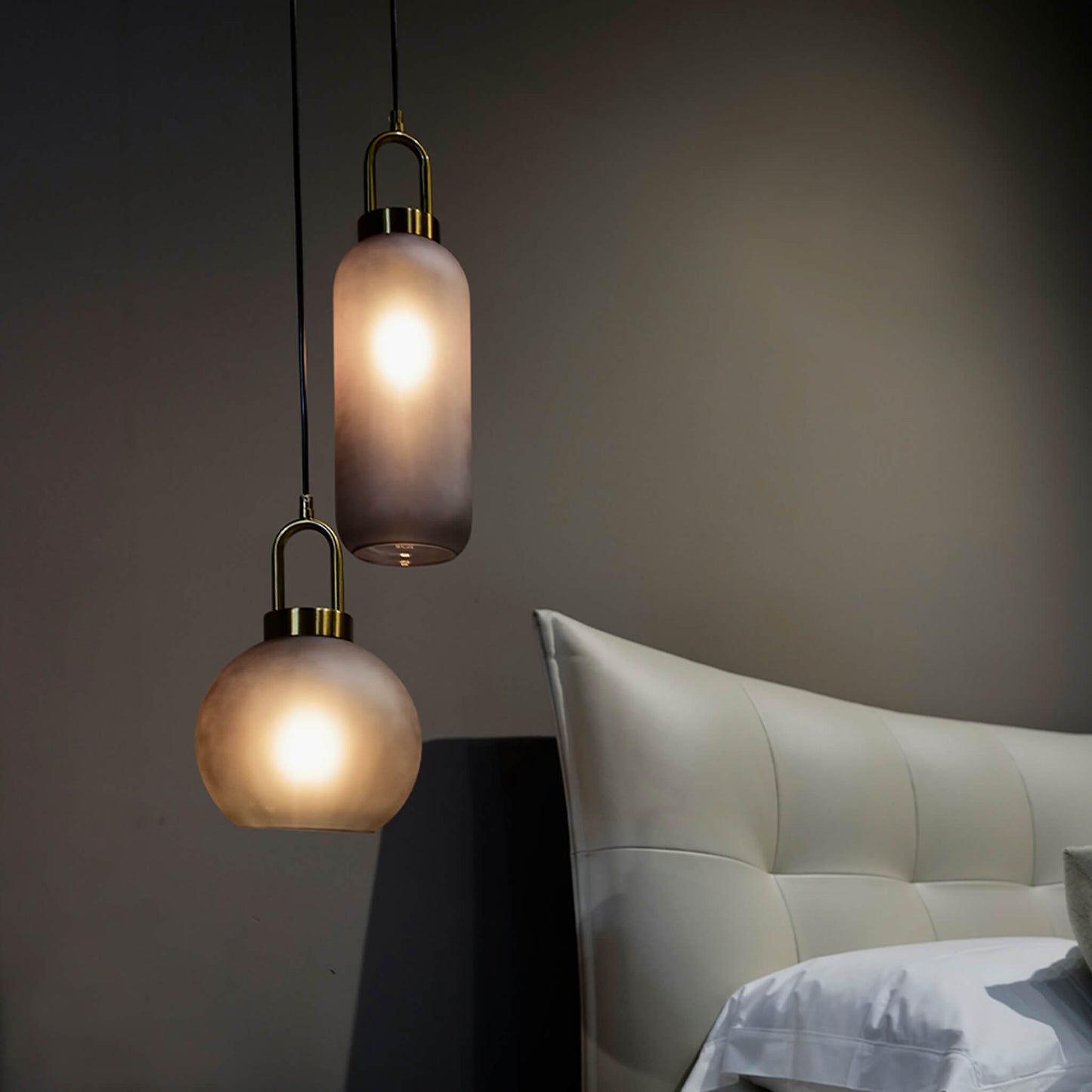 Rauchglas Pendelleuchte – Industrie-Deckenlampe für Küche, Esszimmer & Wohnzimmer | Brehn
