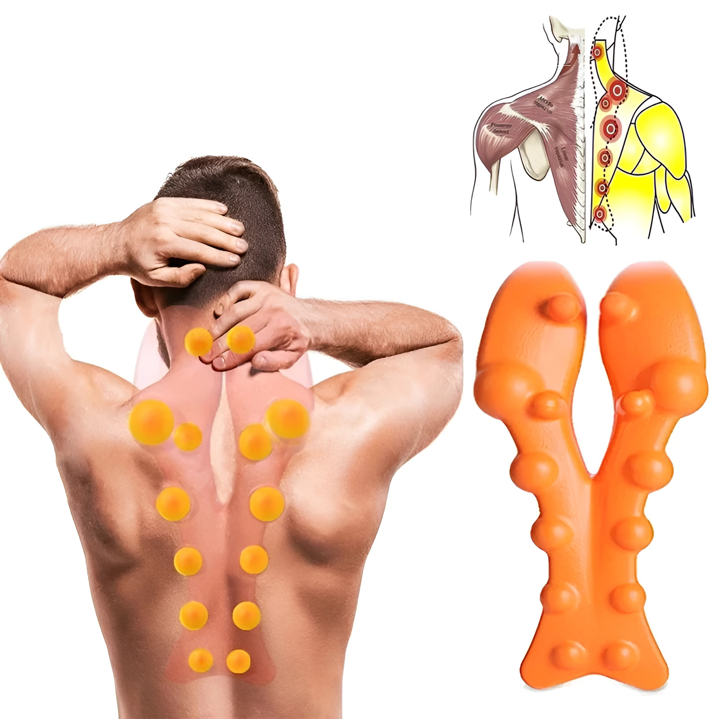 Brehn | Nacken- und Schultermassagegerät - RelaxTherapy