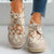 Brehn | Orthopädischer stilvoller Schuh mit Blumendesign