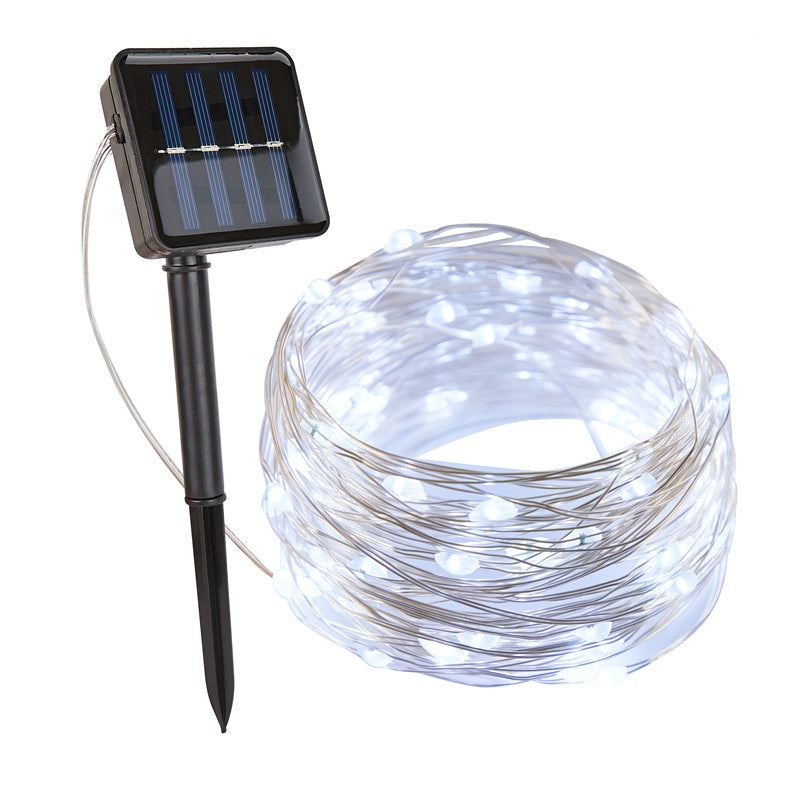 Solarbetriebene Lichterketten für den Außenbereich