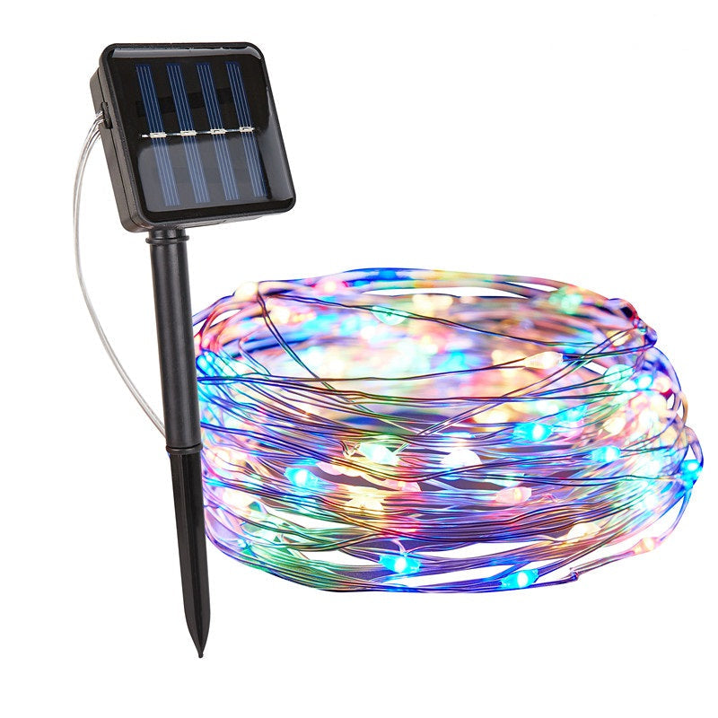 Solarbetriebene Lichterketten für den Außenbereich