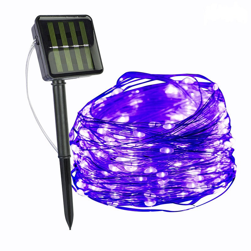 Solarbetriebene Lichterketten für den Außenbereich