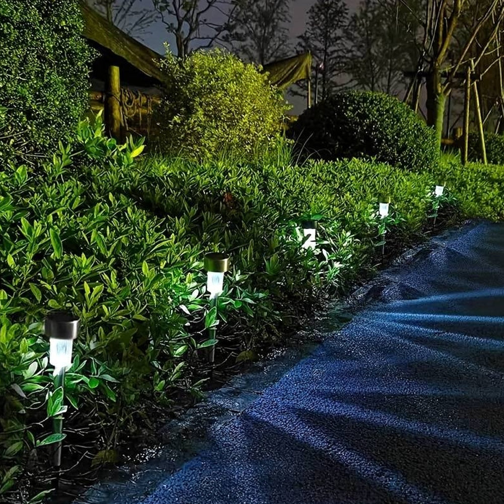 LED-Solarzellenlampen auf Spießen - Schwarz 10 Stk. | Brehn