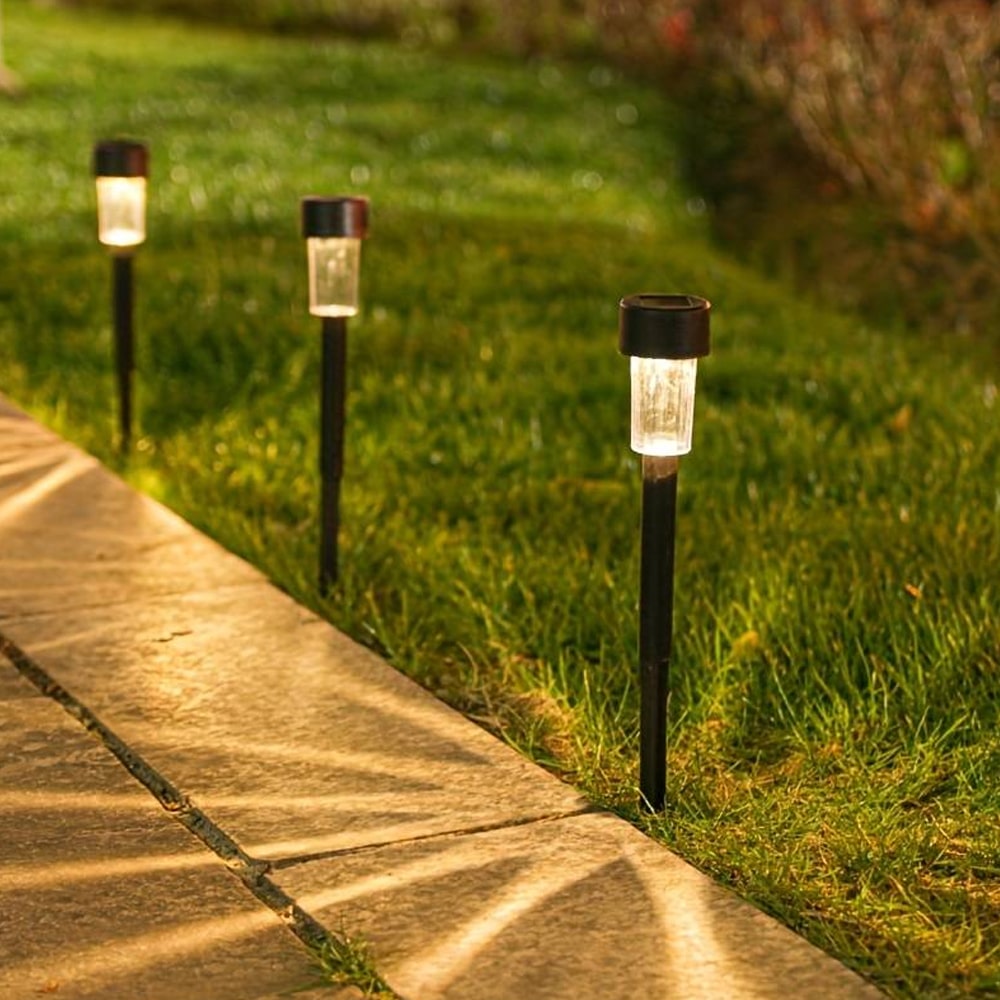 LED-Solarzellenlampen auf Spießen - Schwarz 10 Stk. | Brehn