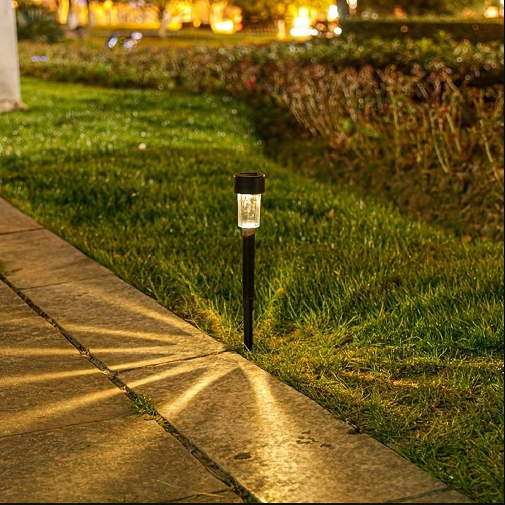 LED-Solarzellenlampen auf Spießen - Schwarz 10 Stk. | Brehn