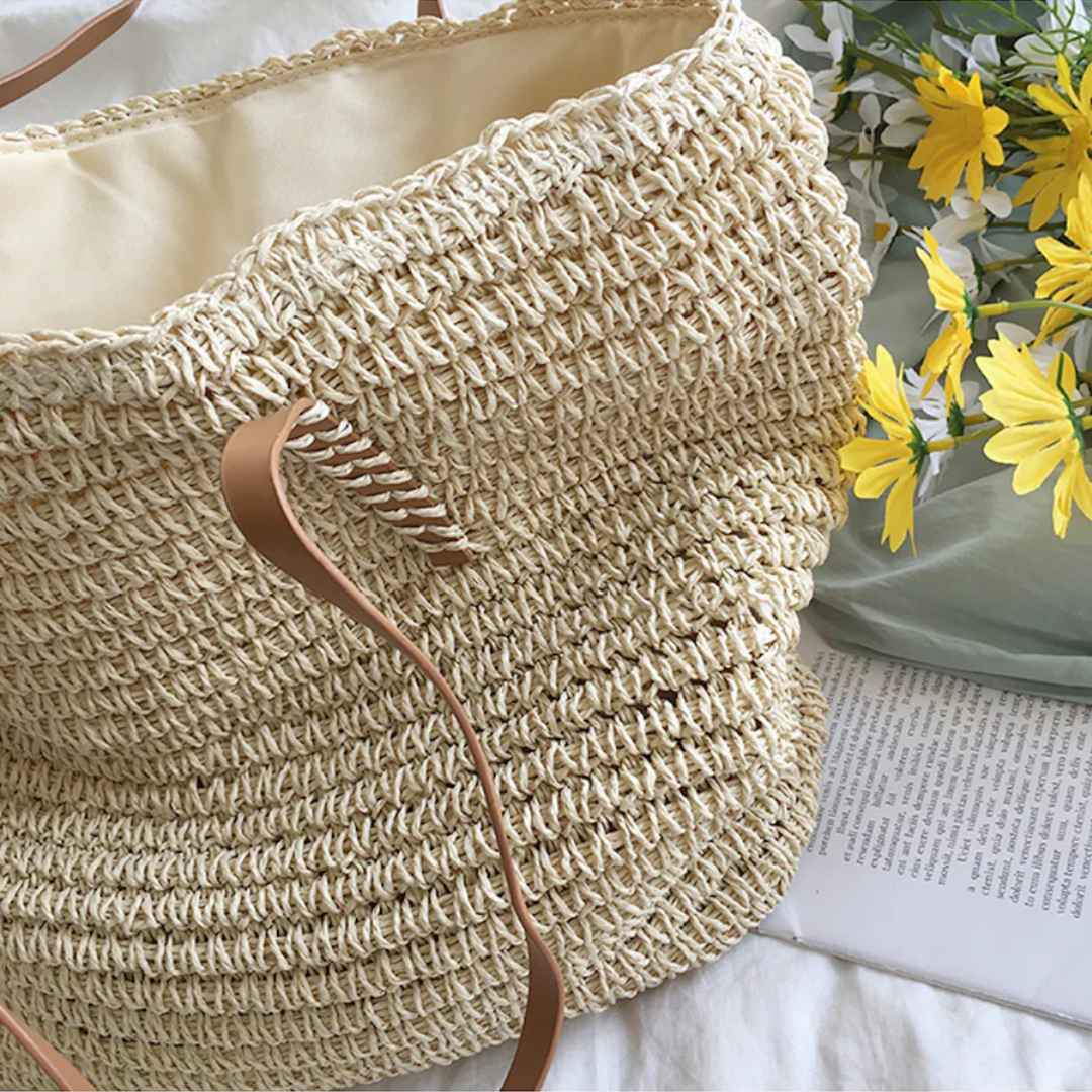 Brehn | Geräumige Handtasche mit strapazierfähigem Schulterriemen - TerraWoven