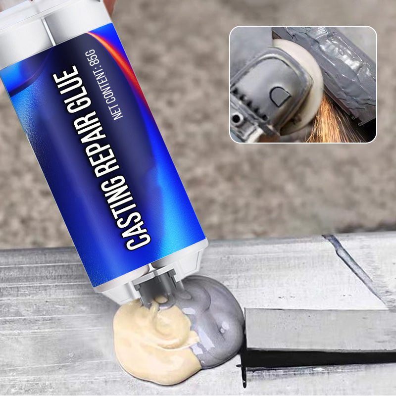 Brehn | Gießharzreparaturkleber, hitzebeständiger flüssiger Metallreparaturkleber