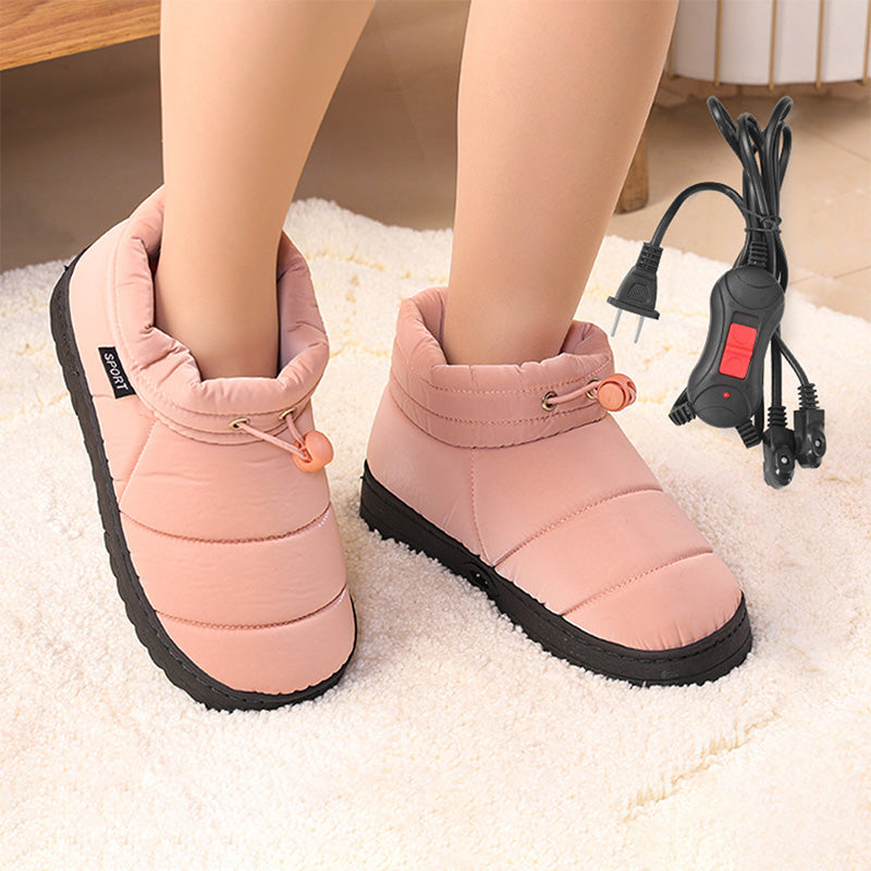 [Wintergeschenk] Elektrisch beheizte Plüschschuhe