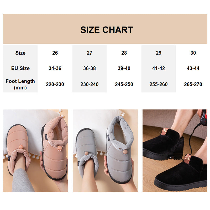 [Wintergeschenk] Elektrisch beheizte Plüschschuhe