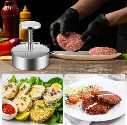 Manuelle Fleischpresse für Hamburger-Patties