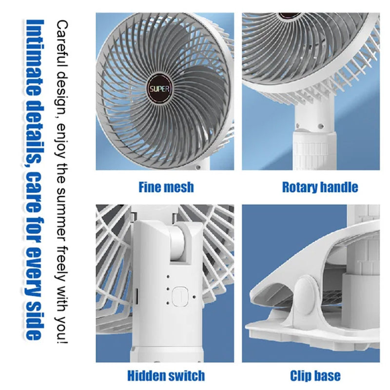 Multifunktions tragbarer Mini-Ventilator | Brehn
