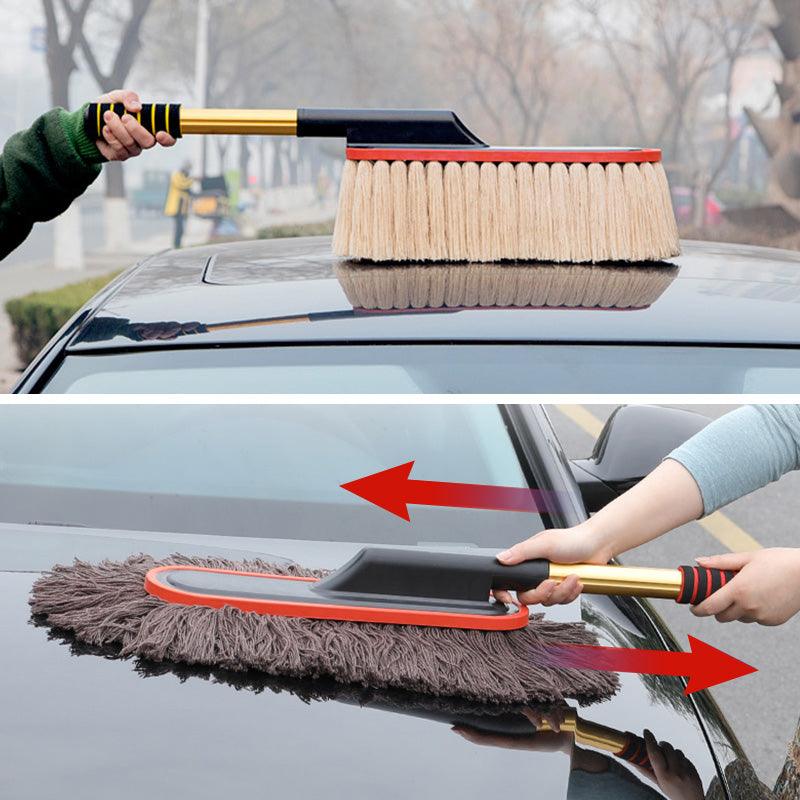 Brehn | Elegant | Auto Duster mit teleskopischem Griff - Effektive Reinigung - Praktisches Design - Einfach zu verstauen