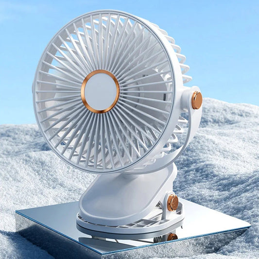 Wiederaufladbarer Clip-On Hängender Tischventilator mit Klimaanlage | Brehn