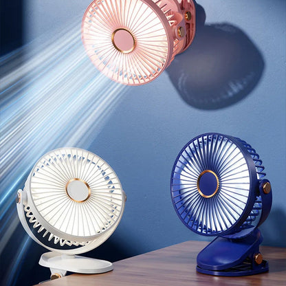 Wiederaufladbarer Clip-On Hängender Tischventilator mit Klimaanlage | Brehn