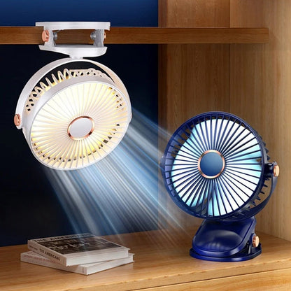 Wiederaufladbarer Clip-On Hängender Tischventilator mit Klimaanlage | Brehn