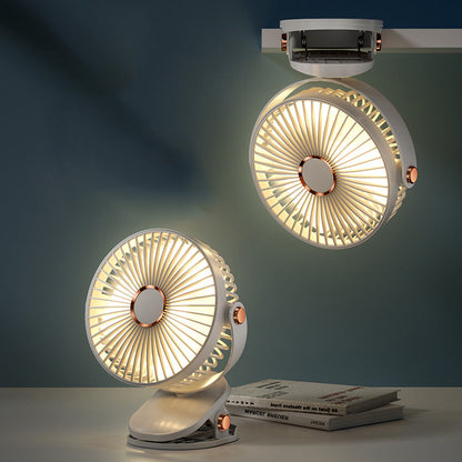 Wiederaufladbarer Clip-On Hängender Tischventilator mit Klimaanlage | Brehn