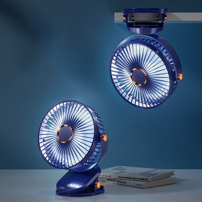 Wiederaufladbarer Clip-On Hängender Tischventilator mit Klimaanlage | Brehn