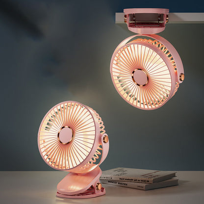 Wiederaufladbarer Clip-On Hängender Tischventilator mit Klimaanlage | Brehn