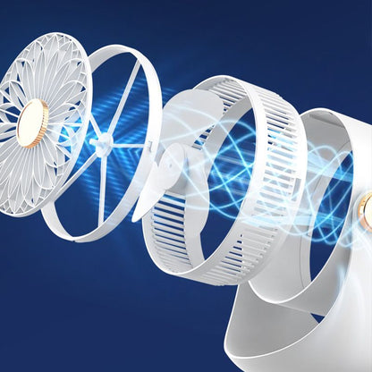 Hurricane Cannon Hochgeschwindigkeits-zirkulations-wandmontierter Schreibtischventilator | Brehn