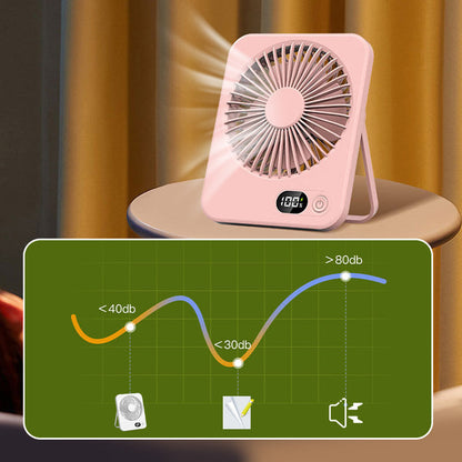 Wiederaufladbarer kompakter Desktop-Lüfter | Brehn