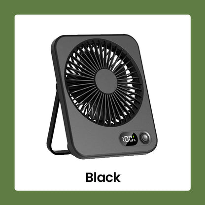 Wiederaufladbarer kompakter Desktop-Lüfter | Brehn