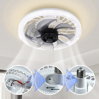 2-in-1 Stumm Einstellbare Ventilatorlampe mit Fernbedienung | Brehn