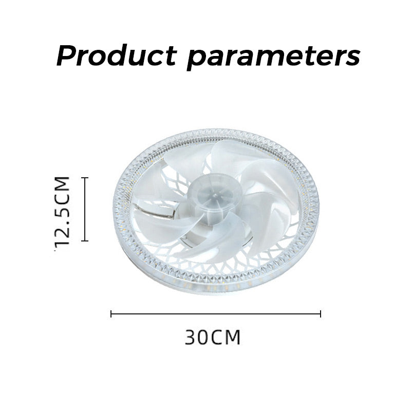 2-in-1 Stumm Einstellbare Ventilatorlampe mit Fernbedienung | Brehn