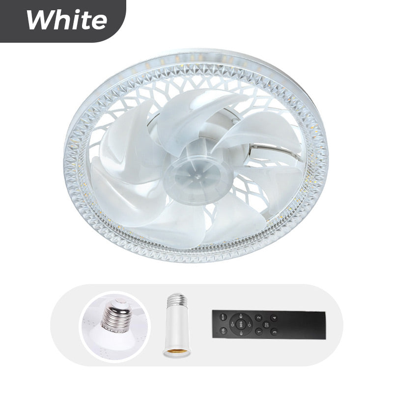 2-in-1 Stummschaltung Anpassbarer Ventilator Licht mit Fernbedienung | Brehn