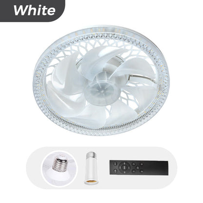 2-in-1 Stumm Einstellbare Ventilatorlampe mit Fernbedienung | Brehn