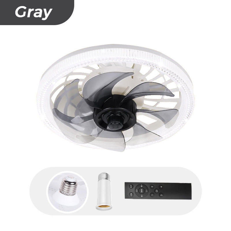 2-in-1 Stumm Einstellbare Ventilatorlampe mit Fernbedienung | Brehn