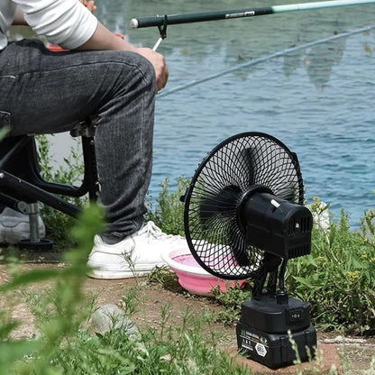 Wiederaufladbarer Tragbarer Außen Drahtloser Camping Ventilator | Brehn