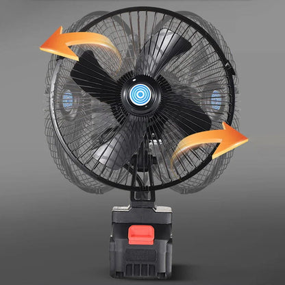 Wiederaufladbarer Tragbarer Außen Drahtloser Camping Ventilator | Brehn