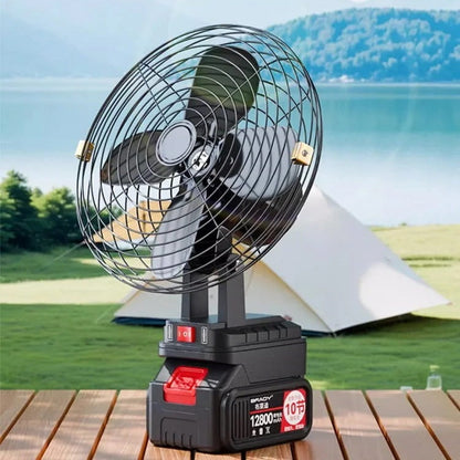 Wiederaufladbarer Tragbarer Außen Drahtloser Camping Ventilator | Brehn