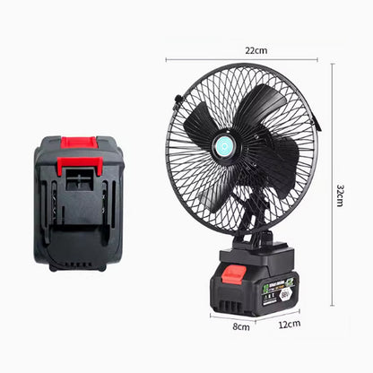 Wiederaufladbarer Tragbarer Außen Drahtloser Camping Ventilator | Brehn